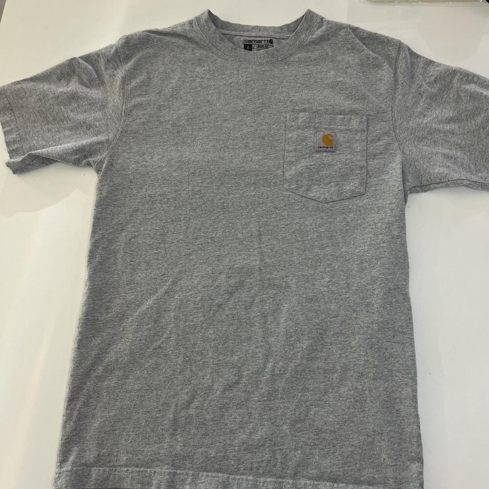 Carhartt grey pocket tee workwear